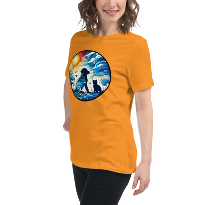 Sun-Kissed Bond - Womens Relaxed Tee