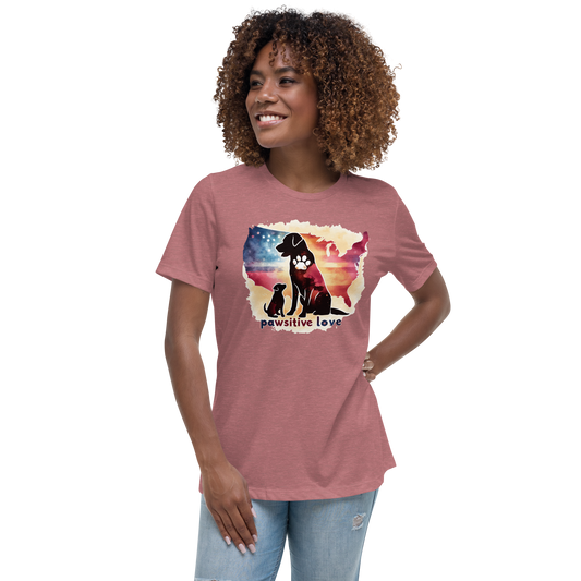 Paws Across the Nation - Womens Relaxed Tee