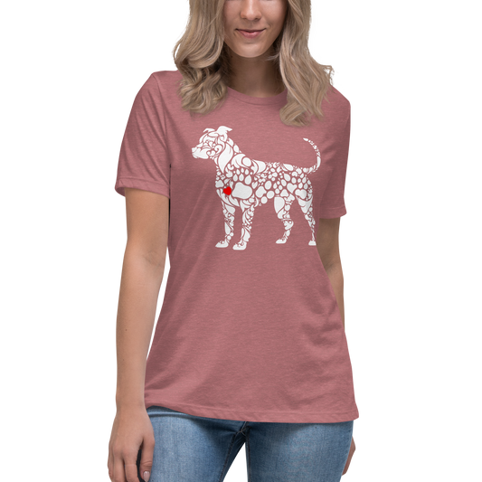 Paws of Loyalty - Pit - Womens Relaxed Tee