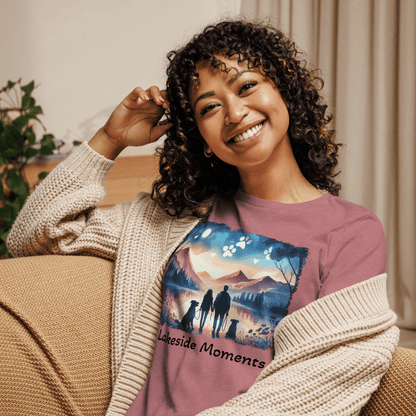 Lakeside Moments - Women's Relaxed Tee - Womens Relaxed Tee - Speak Up 4 Paws