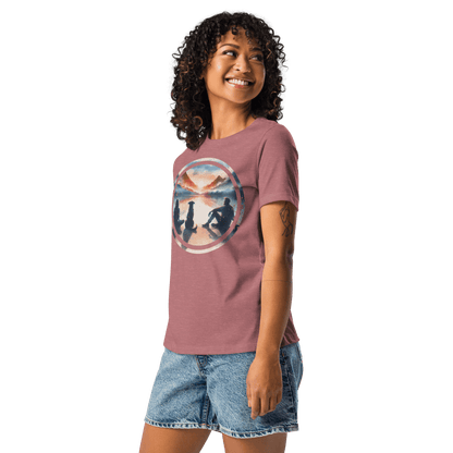 Sunset Reflections - Women's Relaxed Tee - Womens Relaxed Tee - Speak Up 4 Paws