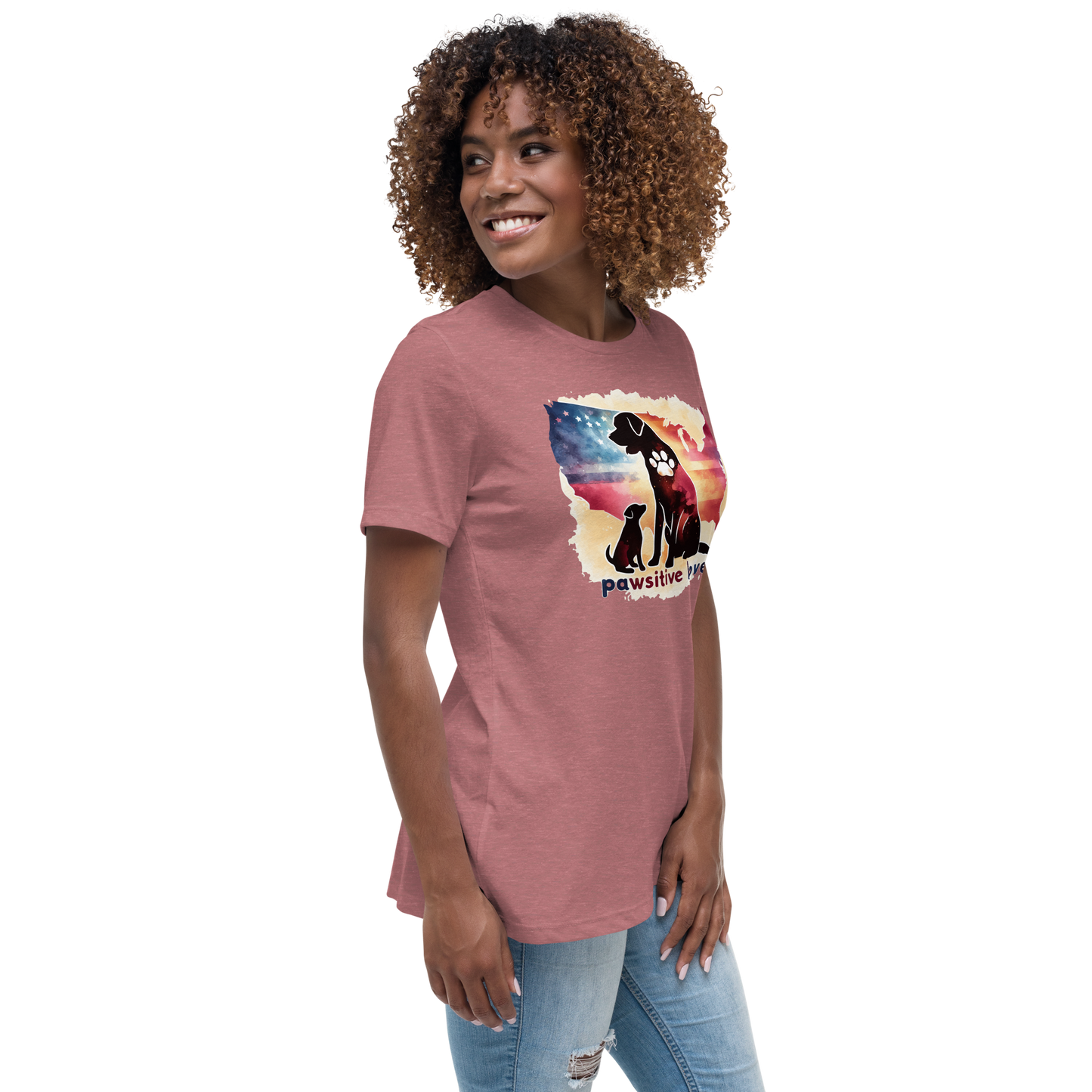 Paws Across the Nation - Womens Relaxed Tee