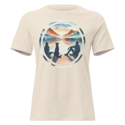 Sunset Reflections - Women's Relaxed Tee - Womens Relaxed Tee - Speak Up 4 Paws