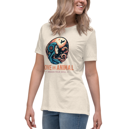 Lunar Serenade - Soul Bond - Womens Relaxed Tee