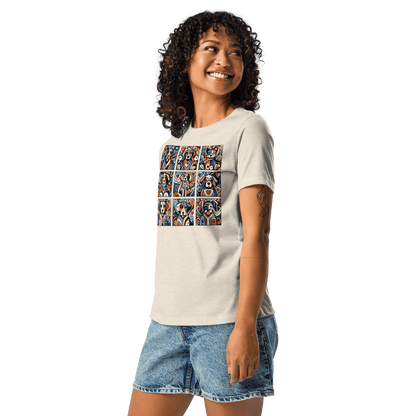 Artful Canines - Women’s Relaxed Tee - Womens Relaxed Tee - Speak Up 4 Paws