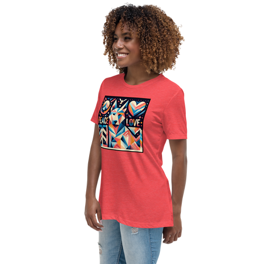 Harmony Hound - Huskey - Womens Relaxed Tee