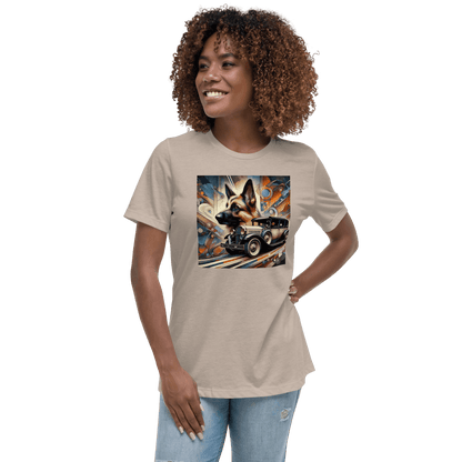 Canine Cruiser - Women’s Relaxed Tee - Womens Relaxed Tee - Speak Up 4 Paws