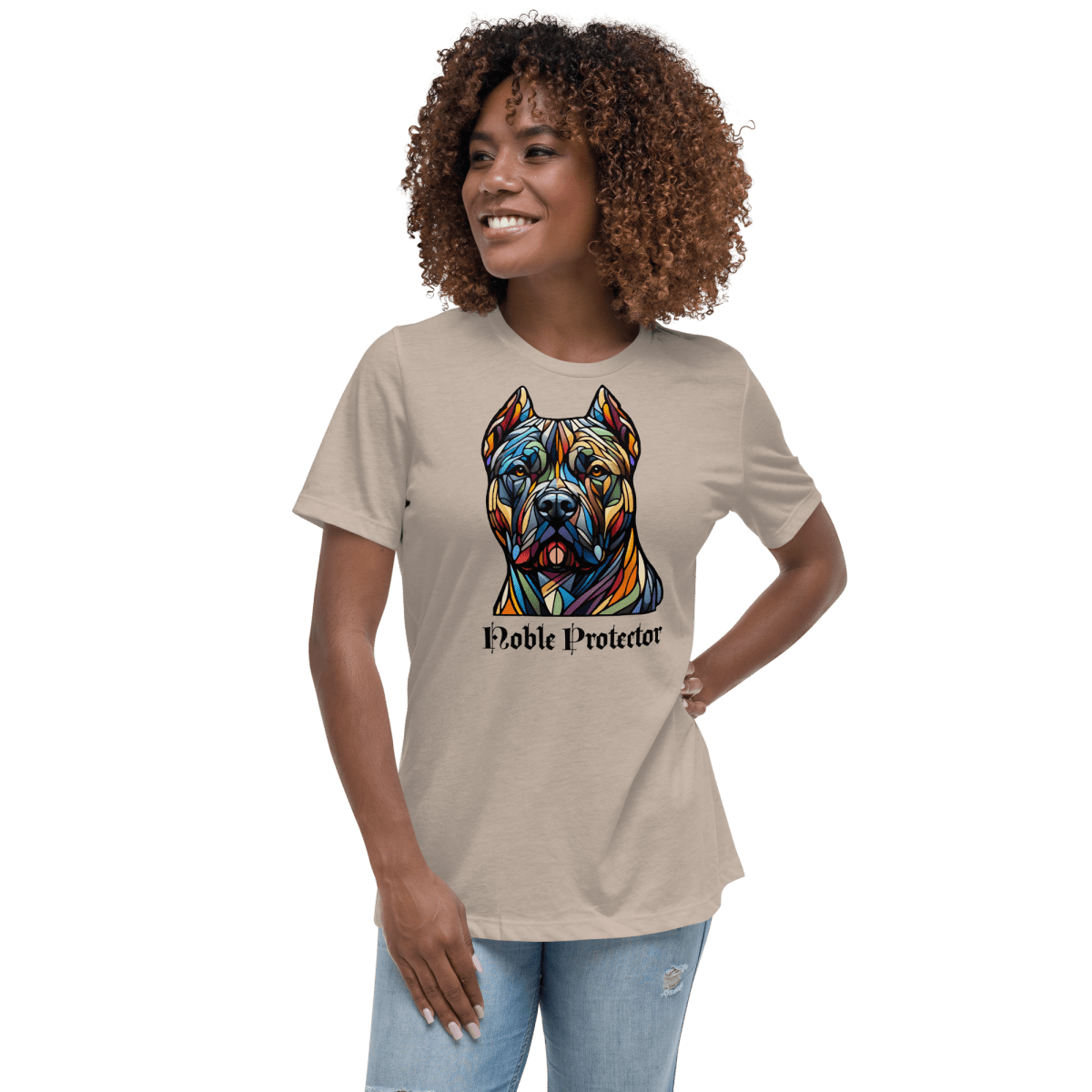 Noble Protector - Women’s Relaxed Tee - Womens Relaxed Tee - Speak Up 4 Paws