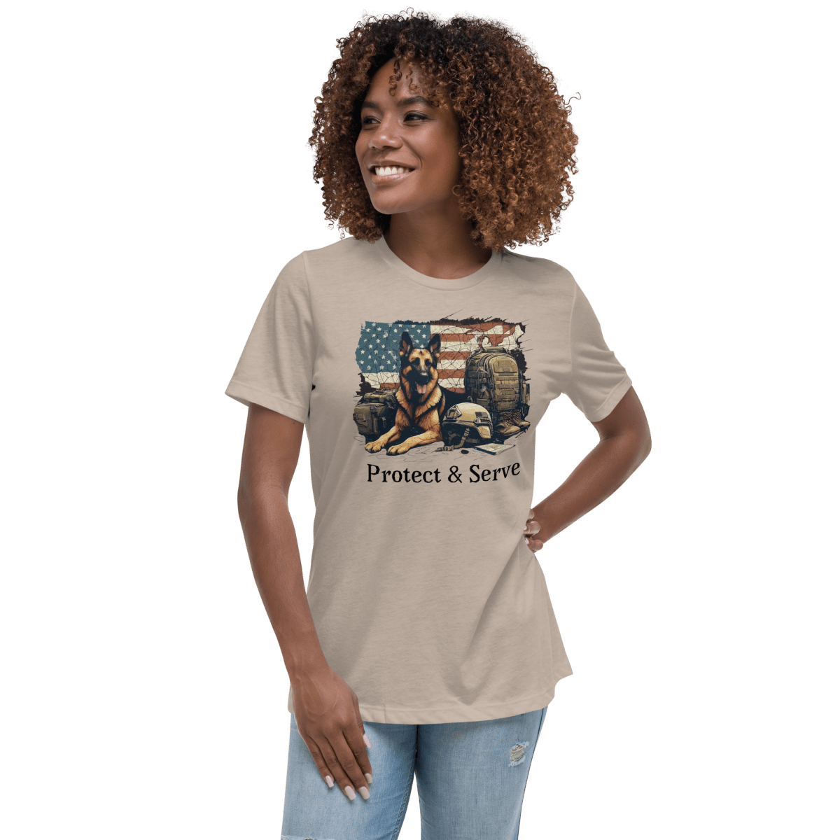 Sentinel of Valor - Women’s Relaxed Tee - Womens Relaxed Tee - Speak Up 4 Paws