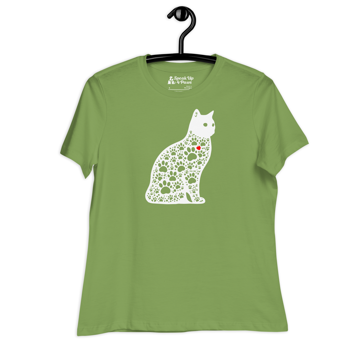 Paws in Harmony - Cat - Womens Relaxed Tee