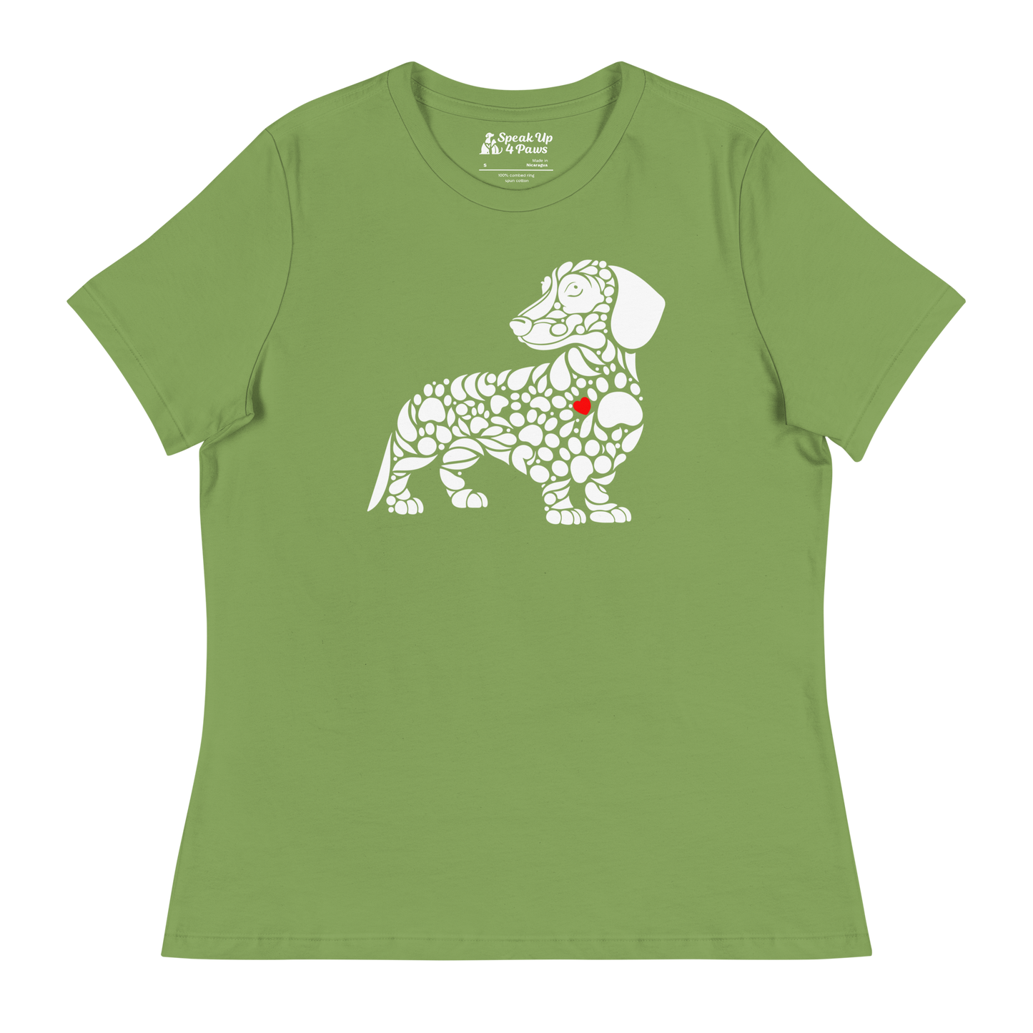 Paws of Devotion - Dachshund - Womens Relaxed Tee