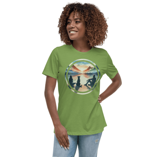 Sunset Reflections - Women's Relaxed Tee - Womens Relaxed Tee - Speak Up 4 Paws