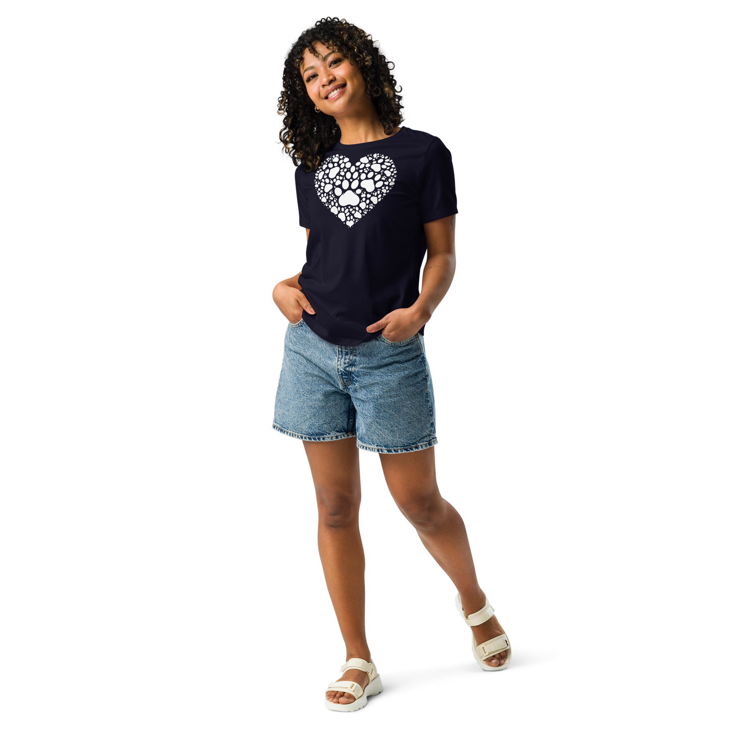 Heartfelt Paws - Women’s Relaxed Tee