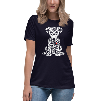 Paws of Longing - Puppy - Womens Relaxed Tee