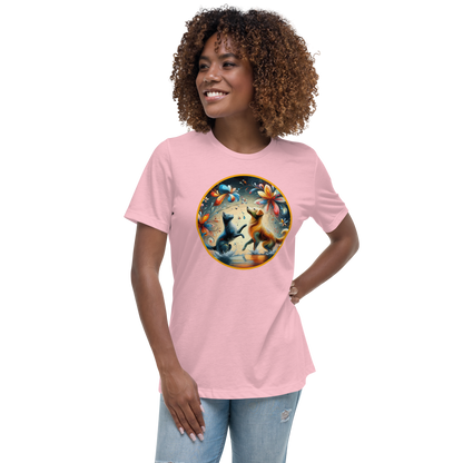 Chromatic Raindance - Petal Paws - Womens Relaxed Tee