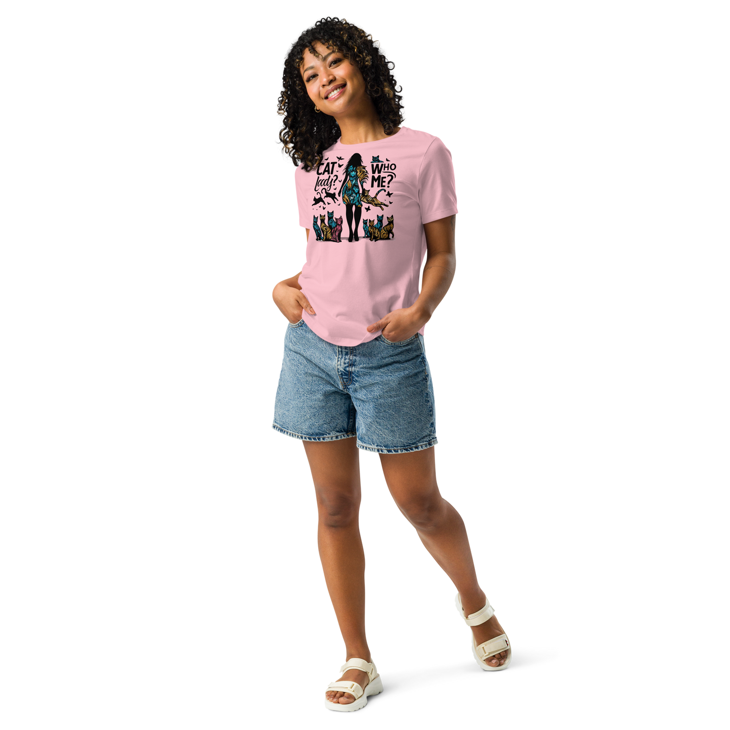 Feline Reverie - Womens Relaxed Tee