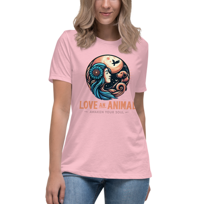 Lunar Serenade - Soul Bond - Womens Relaxed Tee