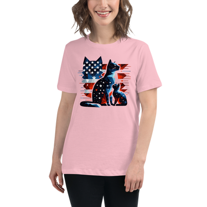 Stars and Stripes Companions - Womens Relaxed Tee