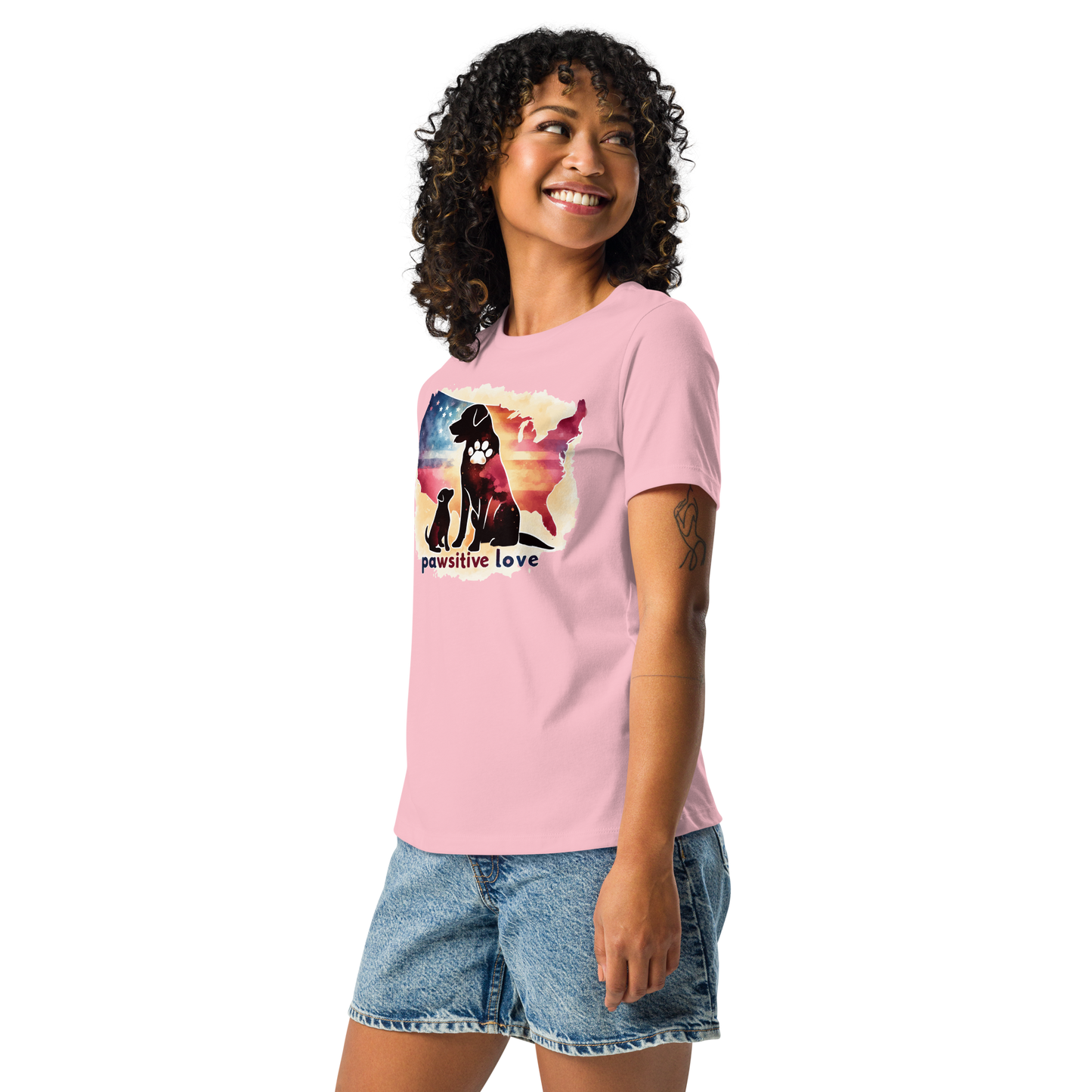 Paws Across the Nation - Womens Relaxed Tee