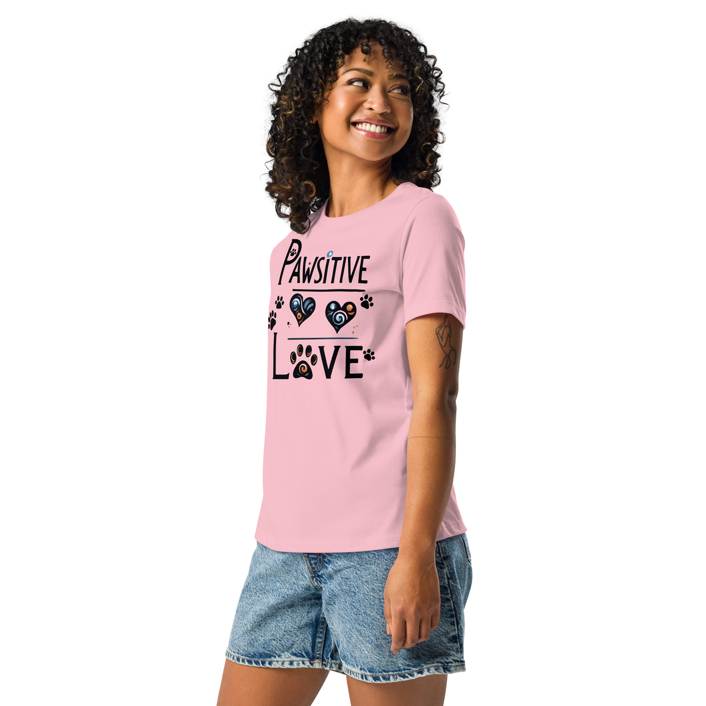 Pawsitive Love - Womens Relaxed Tee