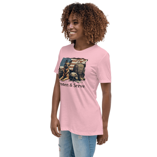 Sentinel of Valor - Women’s Relaxed Tee - Womens Relaxed Tee - Speak Up 4 Paws