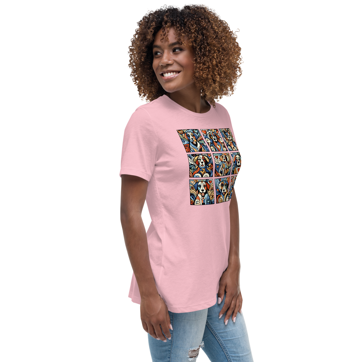 Paws in Harmony - Matisse - Womens Relaxed Tee