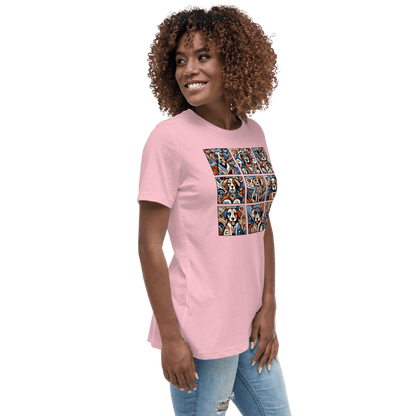Artful Canines - Women’s Relaxed Tee - Womens Relaxed Tee - Speak Up 4 Paws