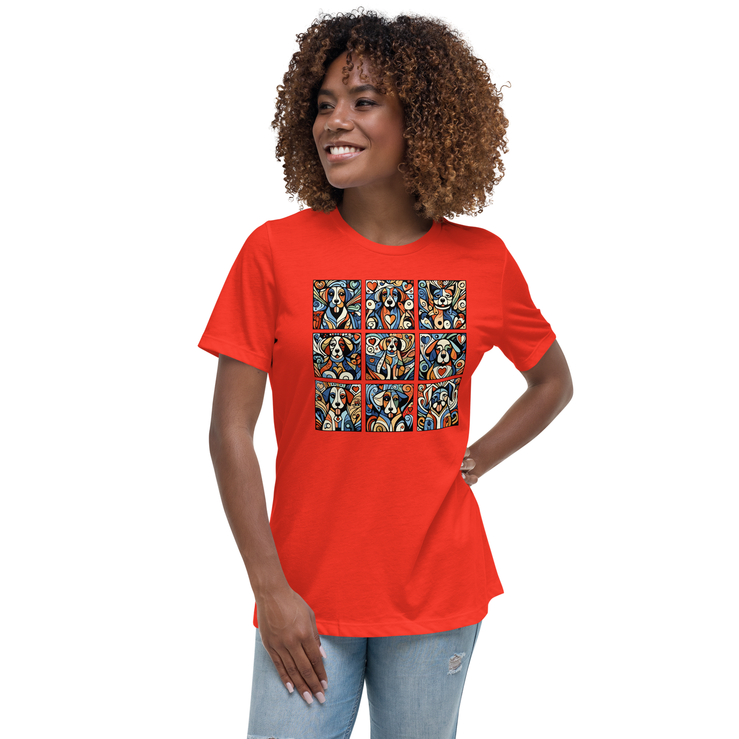 Paws in Harmony - Matisse - Womens Relaxed Tee