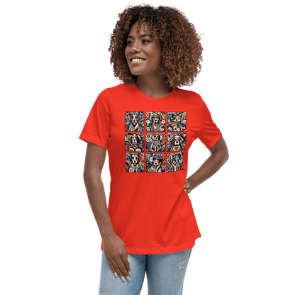 Artful Canines - Women’s Relaxed Tee - Womens Relaxed Tee - Speak Up 4 Paws