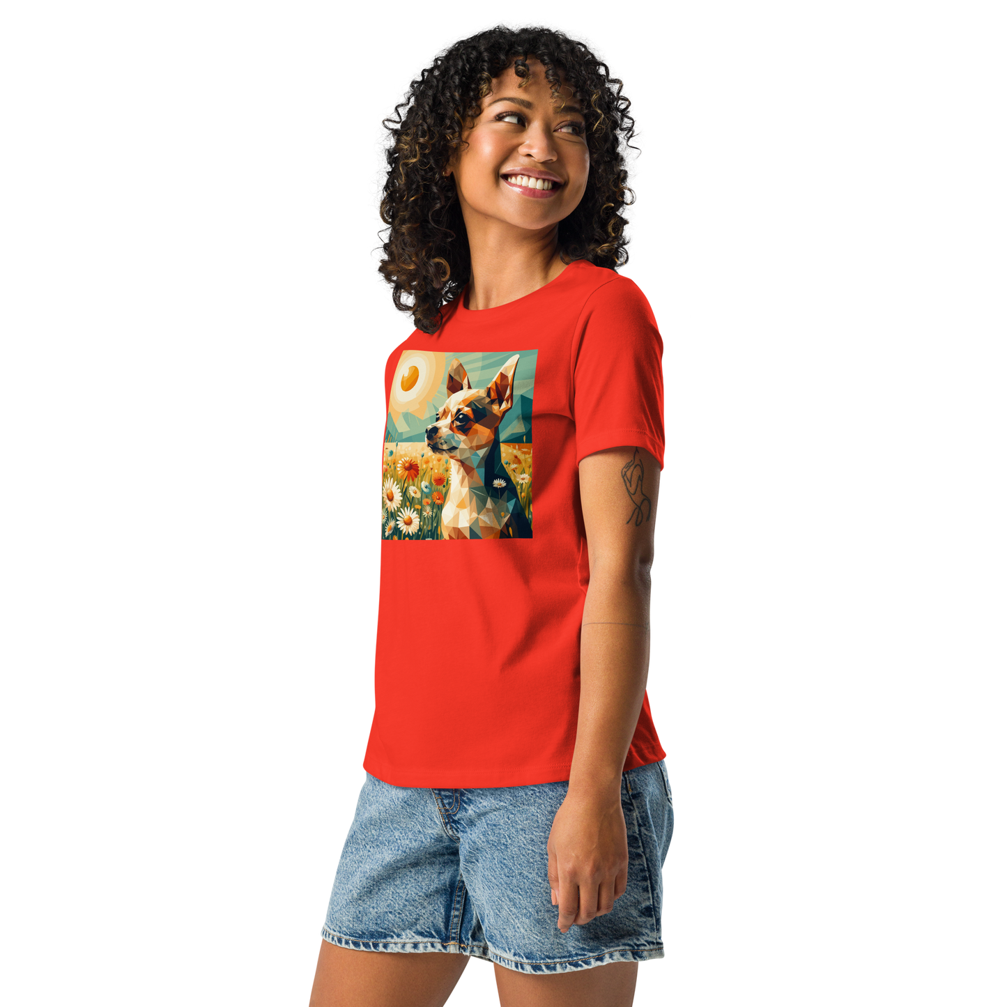 Daisy Dreamscape - Womens Relaxed Tee