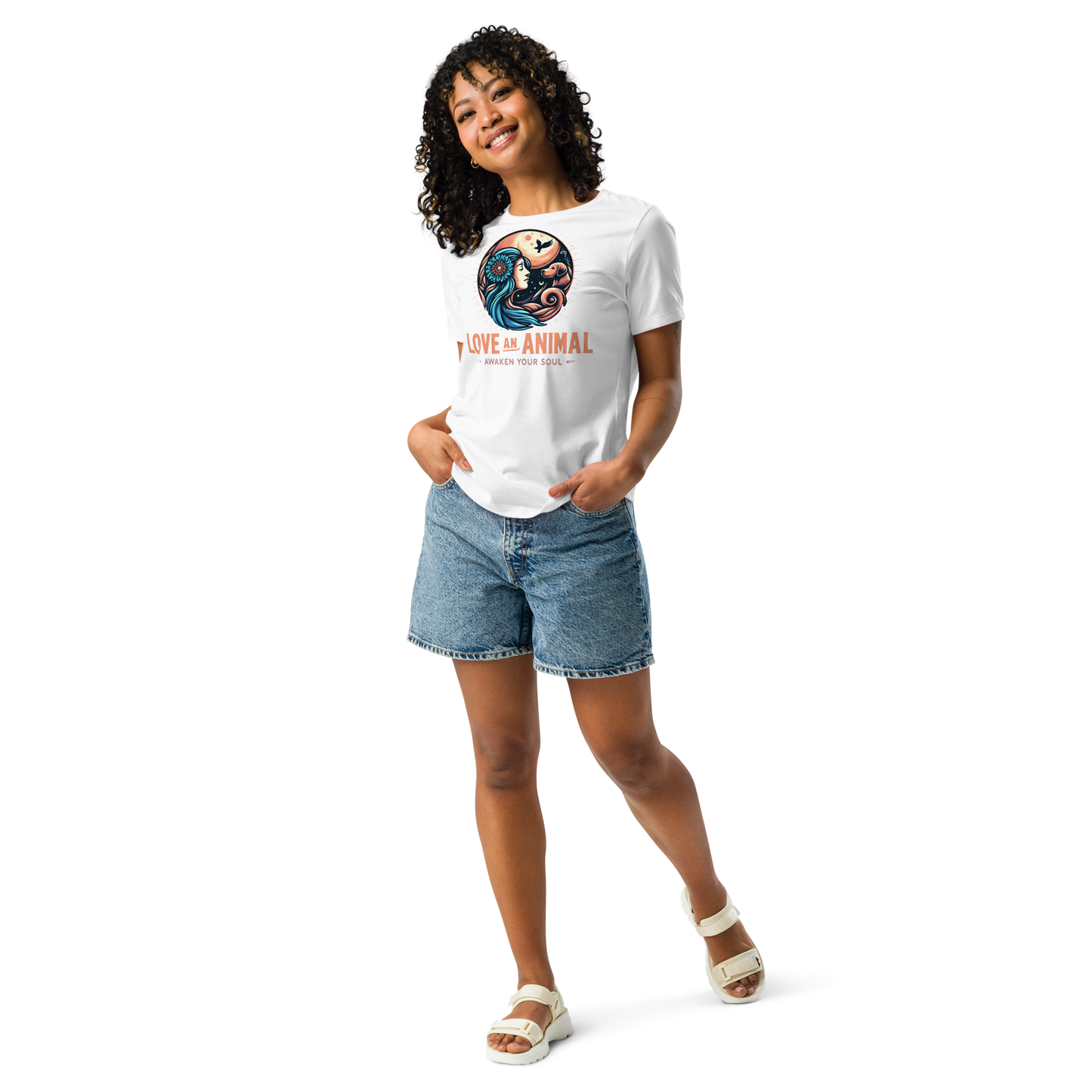 Lunar Serenade - Soul Bond - Womens Relaxed Tee