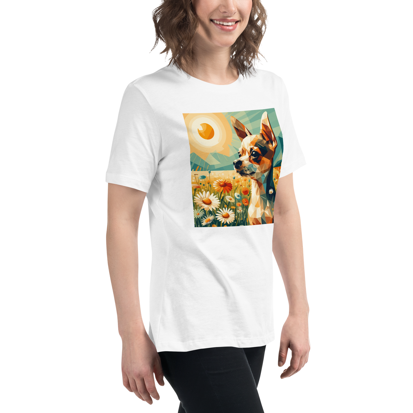 Daisy Dreamscape - Womens Relaxed Tee