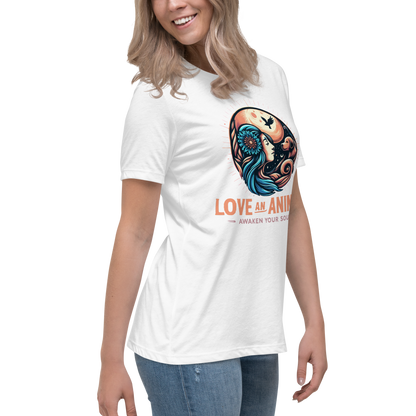 Lunar Serenade - Soul Bond - Womens Relaxed Tee