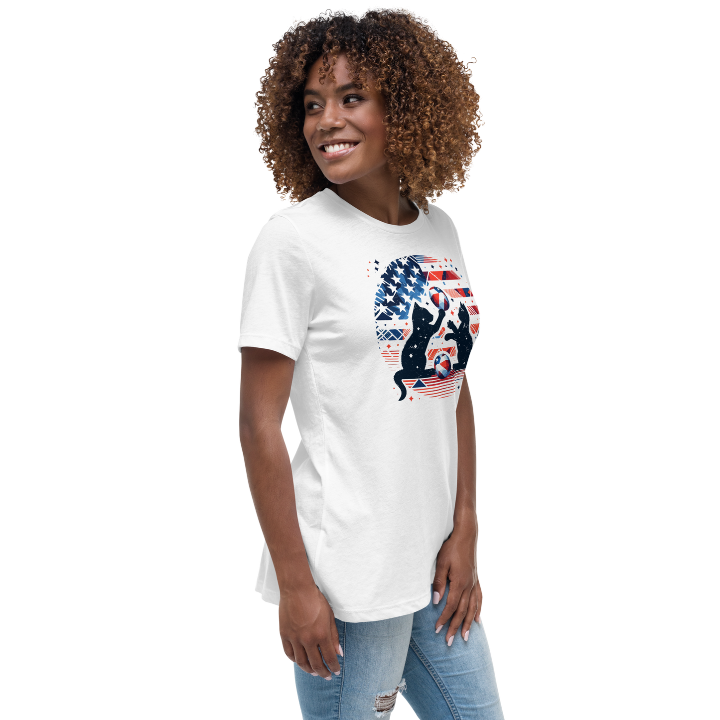 Patriotic Playtime - Womens Relaxed Tee