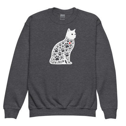 Paws in Harmony - Cat - Youth Sweatshirt