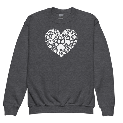 Paws of Compassion - Heart - Youth Sweatshirt