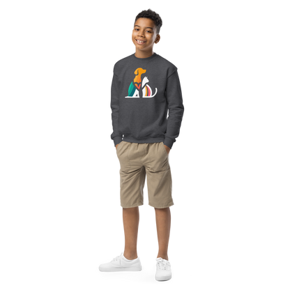 Unity Paws - Dog and Cat - Youth Sweatshirt