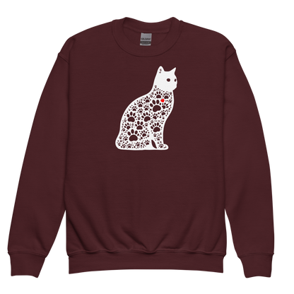 Paws in Harmony - Cat - Youth Sweatshirt