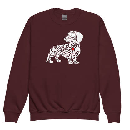 Paws of Devotion - Dachshund - Youth Sweatshirt