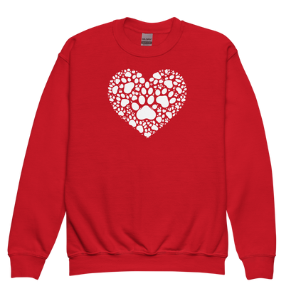 Paws of Compassion - Heart - Youth Sweatshirt