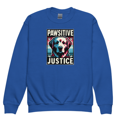 Bark Nirvana - Pawsitive Justice - Youth Sweatshirt