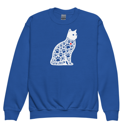 Paws in Harmony - Cat - Youth Sweatshirt