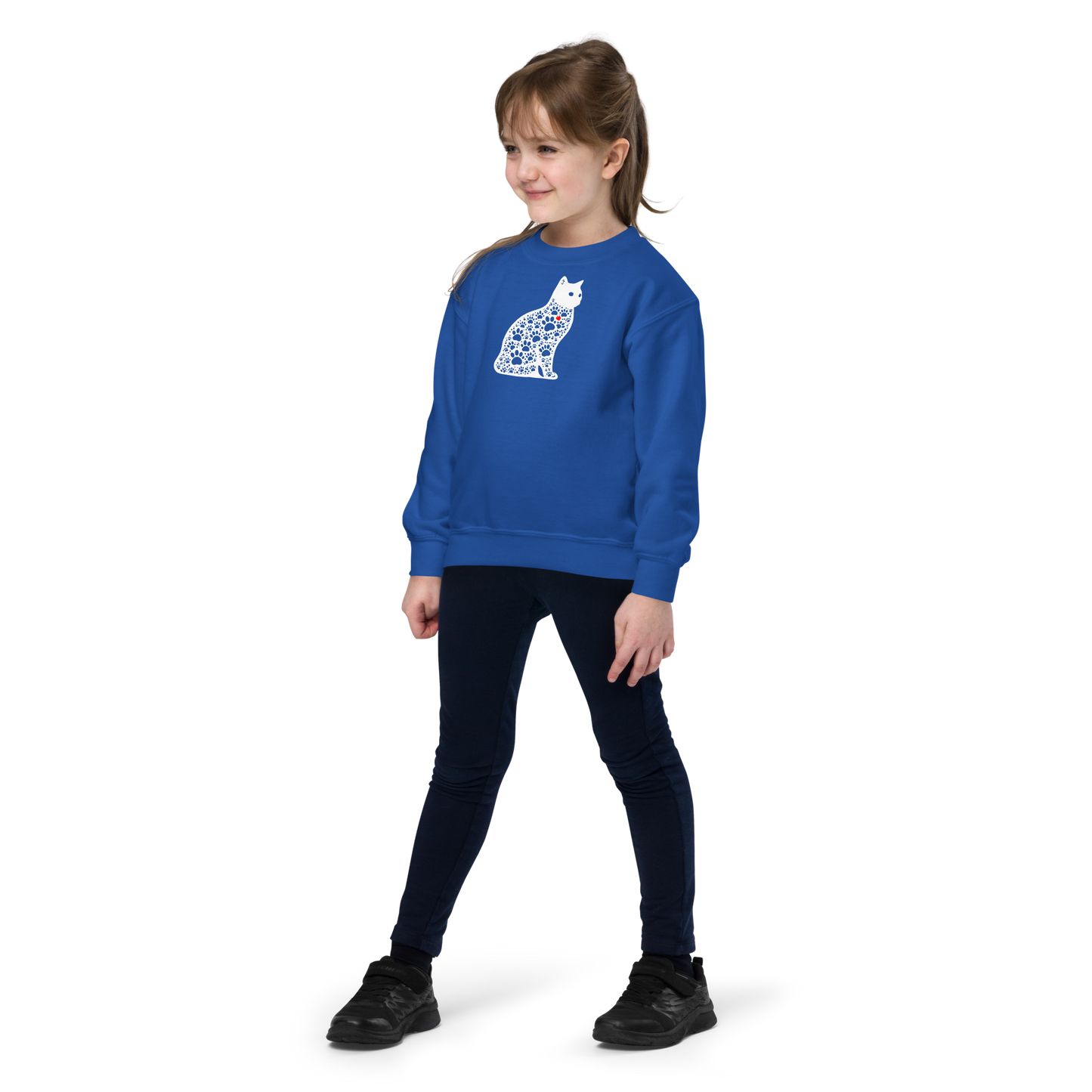 Paws in Harmony - Cat - Youth Sweatshirt