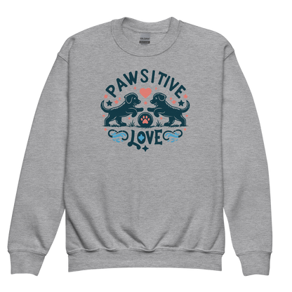 Sketchy Tails - Pawsitive Love - Youth Sweatshirt