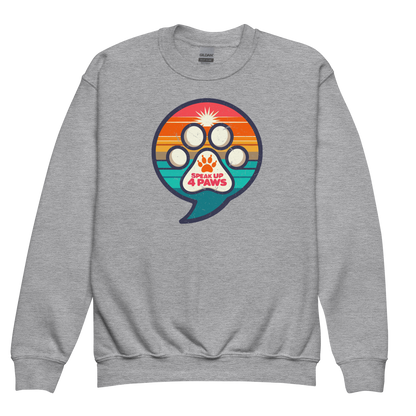 Speak Up 4 Paws - 1970s - Youth Sweatshirt