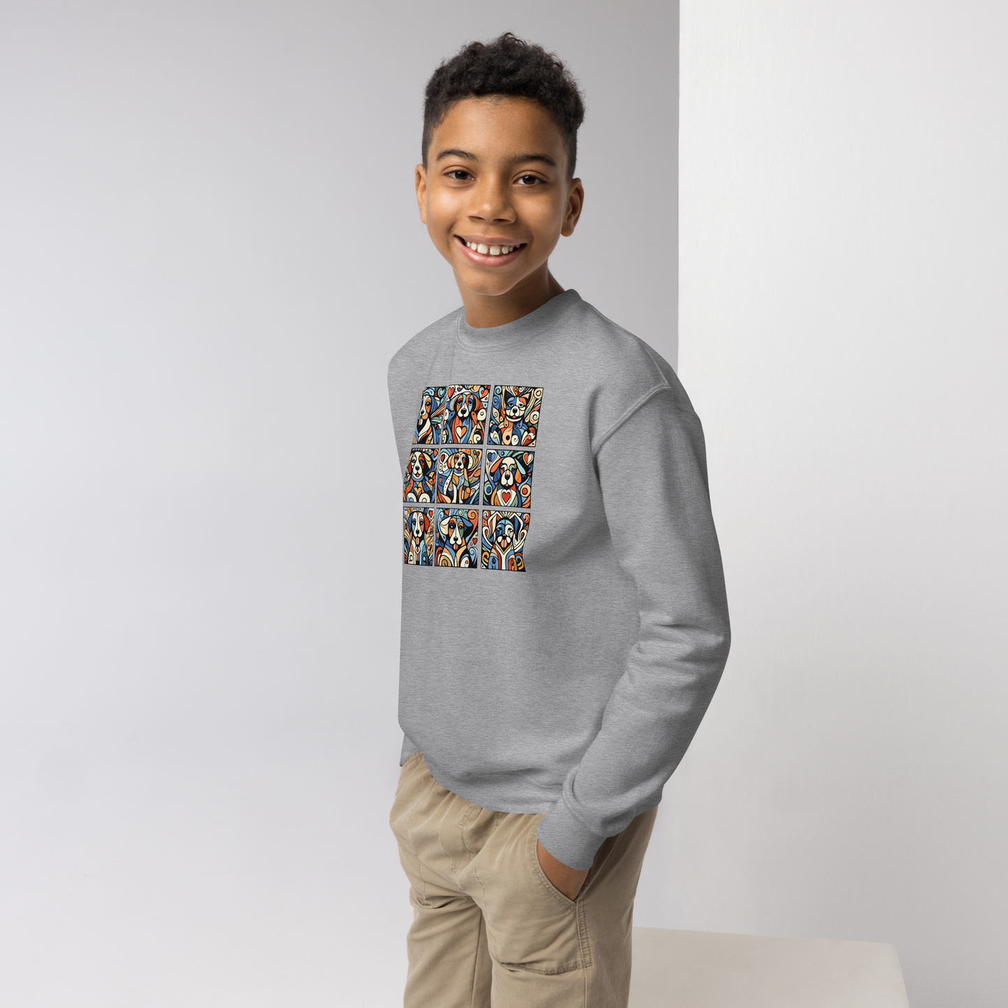 Paws in Harmony - Matisse - Youth Sweatshirt