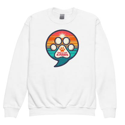 Speak Up 4 Paws - 1970s - Youth Sweatshirt