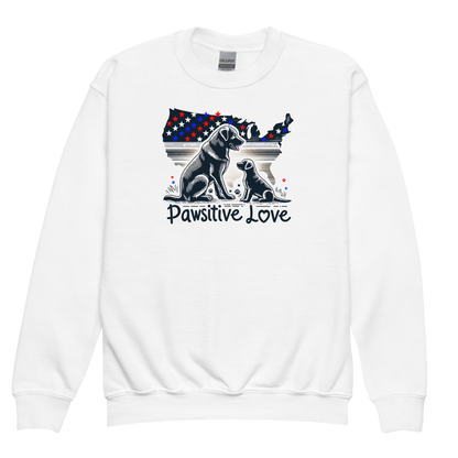 States of Devotion - Pawsitive Love - Youth Sweatshirt