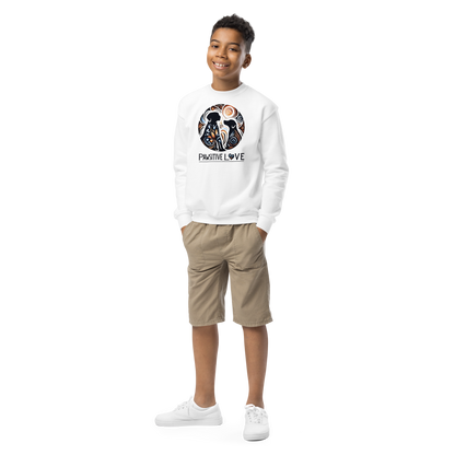 Canine Whirlpool -Pawsitive Love - Youth Sweatshirt