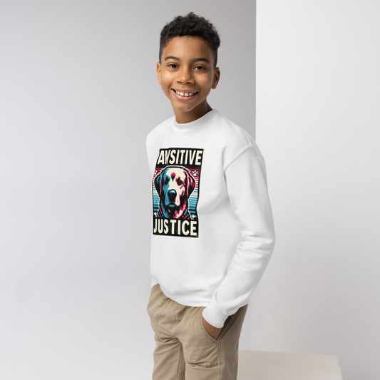 Bark Nirvana - Pawsitive Justice - Youth Sweatshirt